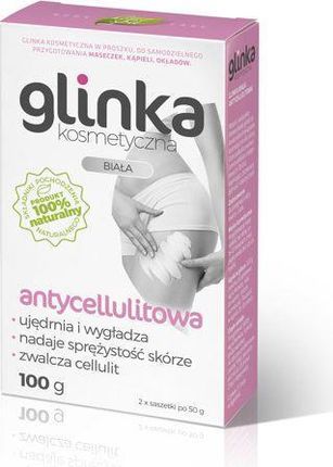 Biomika Natural Home Spa Glinka kosmetyczna Biała Antycellulitowa 100g 