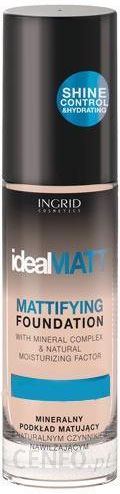  Ingrid Podkład Mineralny Matujący Ideal Matt 304 30ml