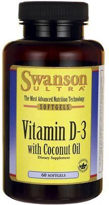 Swanson Vitamin D3 2000mg 60 kaps.