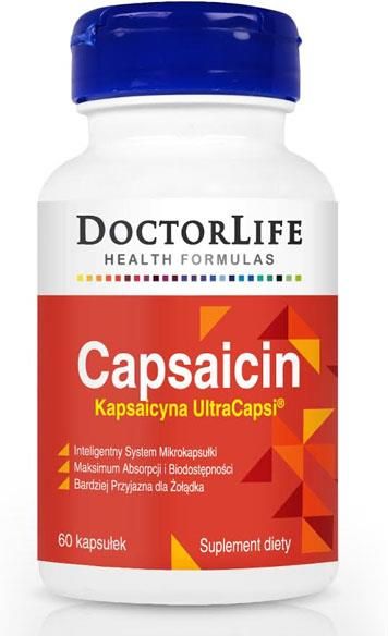 Preparat Medycyny Naturalnej Dr Life Capsaicin Kapsaicyna Mikrokapsułowana Ekstrakt Z Papryki 90 9805