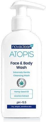Novaclear Atopis Płyn Do Mycia Twarzy Face & Body Wash 500ml