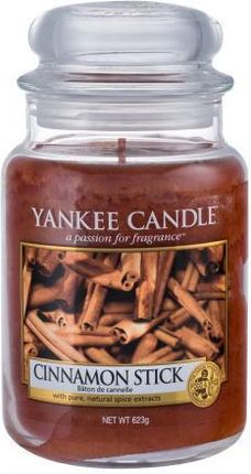 Yankee Candle Świeca Zapachowa Cinamon Stick Słoik Duży 623G