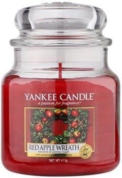 Yankee Candle Red Apple Wreath 411 G Classic średni Świeczka Zapachowa