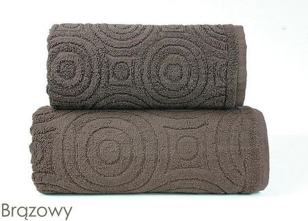 Ręcznik Emma 2 50x100 brązowy 500g/m2 frotte Greno