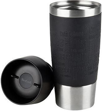 Tefal Kubek Termiczny Travel Mug 0,36l Czarny K3081114 - zdjęcie 1 Tefal Kubek Termiczny Travel Mug 0,36l Czarny K3081114