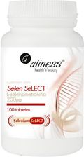 Zdjęcie Tabletki Aliness Selen Select L-selenometionina 200µg 100 szt. - Puck