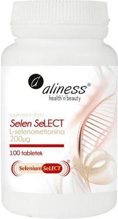 Tabletki Aliness Selen Select L-selenometionina 200µg 100 szt.