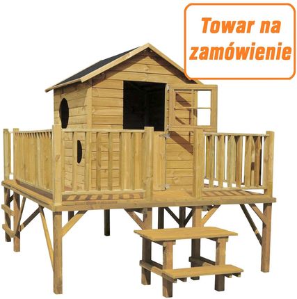 4Iq Group Drewniany Domek Ogrodowy Maciej Bez Ślizgu