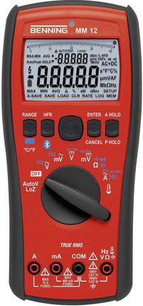 Benning Multimetr cyfrowy Kalibracja ISO rejestrator danych CAT IV 600 V CAT III 1000 V 044088