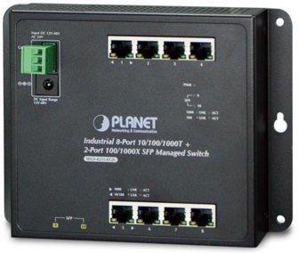 Planet Switch Zarządzalny 8 portów 10/100/1000T+2xT + 2Porty 100/1000X (WGS42158T2S)