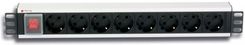 Zdjęcie Techly Listwa zasilająca rack 19 1.5U 250V 16A 8x Schuko 3m (305649)  - Sopot