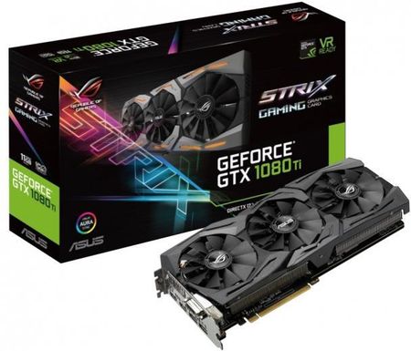 NVIDIA GeForce GTX 1080 Ti 11GB グラフィック Asus GeForce GTX 1080 Ti 11GB (90YV0AM1M0NM00) - Karta