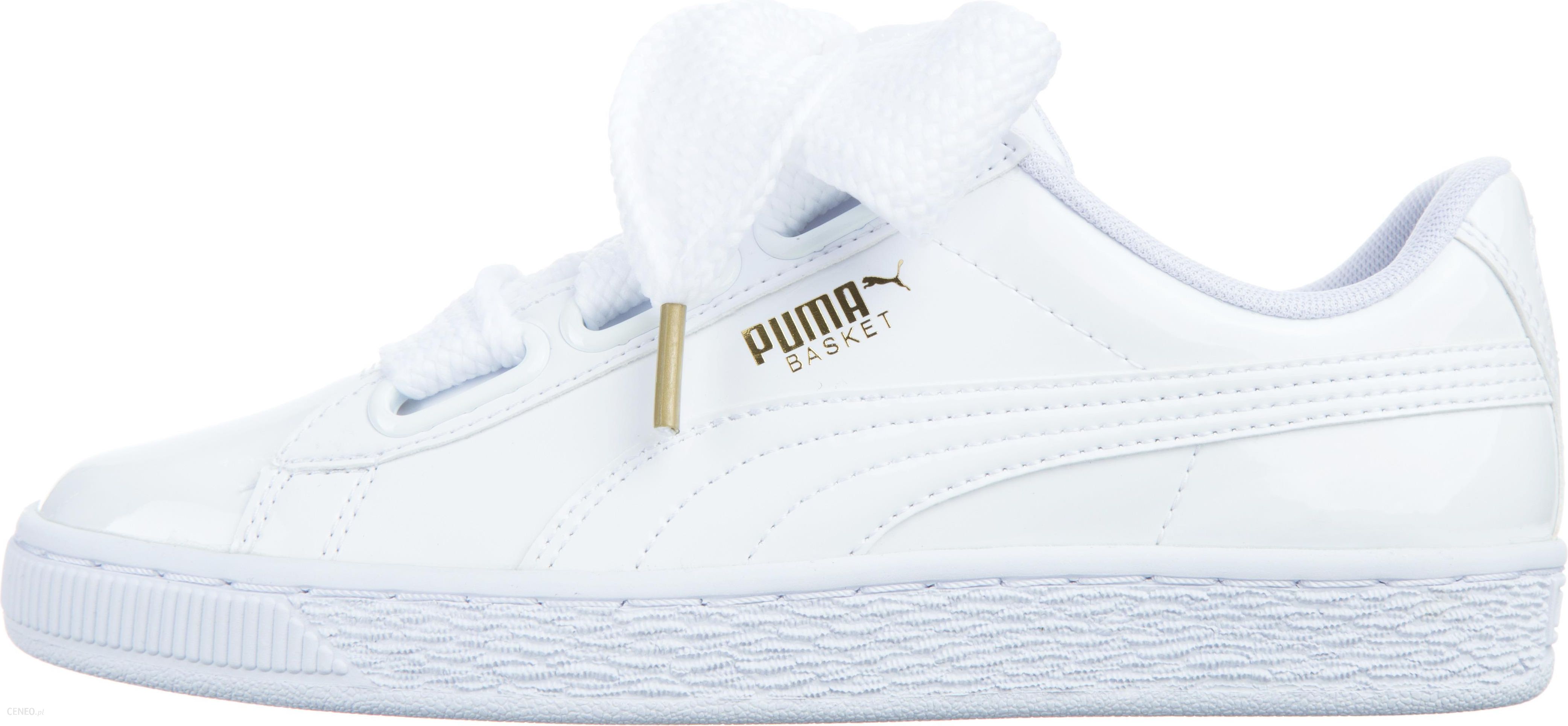 Puma Basket Heart Patent Sneakers Biały 
