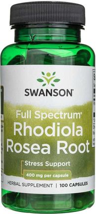 Kapsułki Swanson Rhodiola Rosea Root Różeniec Górski  400mg  100 szt.