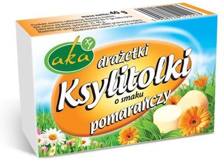 Phu Aka Cukierki Ksylitolki Pomarańczowe 40G