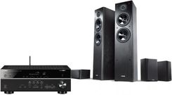 Kino domowe Yamaha MusicCast RX-V483 czarny + NS-F51 + NS-P51 czarny - zdjęcie 1