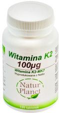 Zdjęcie NaturPlanet Witamina K2MK7 100mcg 120 tabl. - Skierniewice