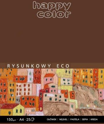 Blok Rysunkowy Eco A4 25 Ark Happy Color