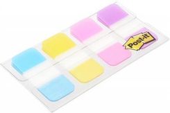 Zdjęcie 3M Zakładki indeksujące POST-IT do archiwizacji (676-AYPV) PP silne 16x38mm 4x10 szt. mix kolorów - Bobolice