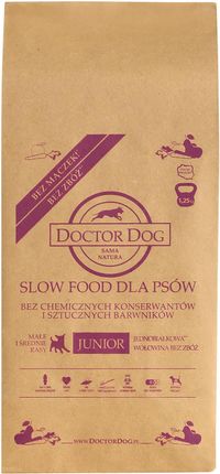 Doctor Dog Junior Jednobiałkowa Wołowina Małe I Średnie Rasy 6Kg