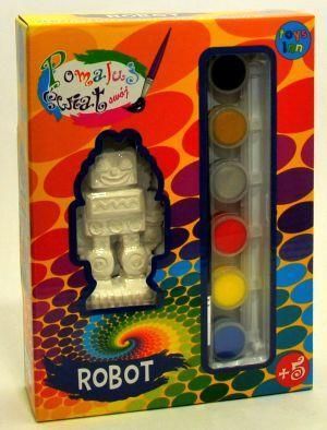Stnux Ceramiczny Robot 6 Farb Pędzel 0879