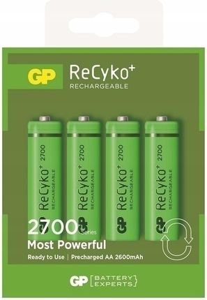 GP ReCyko+ 2700 Series 2600mAh 4szt. (GP270AAHCE2GBE4)