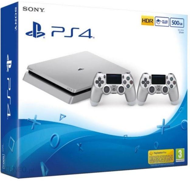 Sony PlayStation 4 Slim Silver + 2 - Ceny i opinie - Ceneo .pl