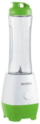 SEVERIN Multi-Mixeur Smoothie Mix & Go 500W - Blender 2 En 1 Avec Récipient 1L Et Gourde 600ml Inox/Noir