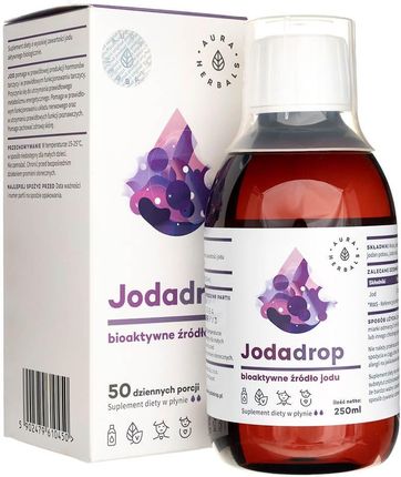 Aura Herbals Jodadrop bioaktyne źródło jodu 250ml