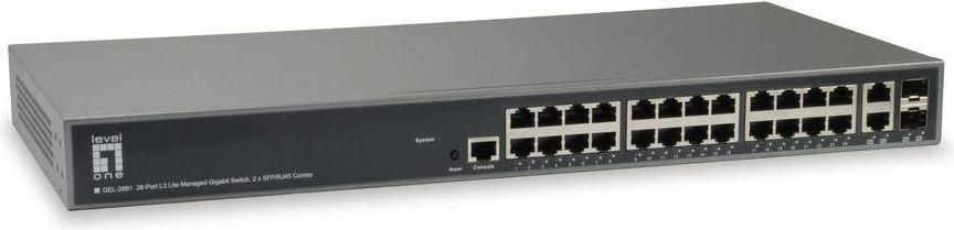 GTL-2091 20-Port L3 Managed Gigabit Switch, 12 x 10GbE SFP+, 8 x