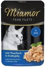 Miamor Feine Filets Tuńczyk wgalaretce z kraba saszetka 100g