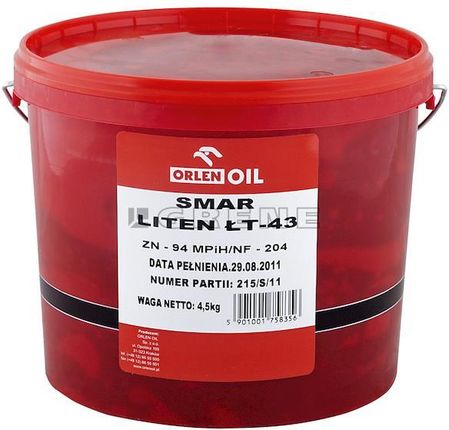 Orlen Oil Smar Liten ŁT-43 4,5 kg