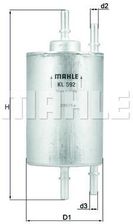 MAHLE ORIGINAL Filtr paliwa KL592