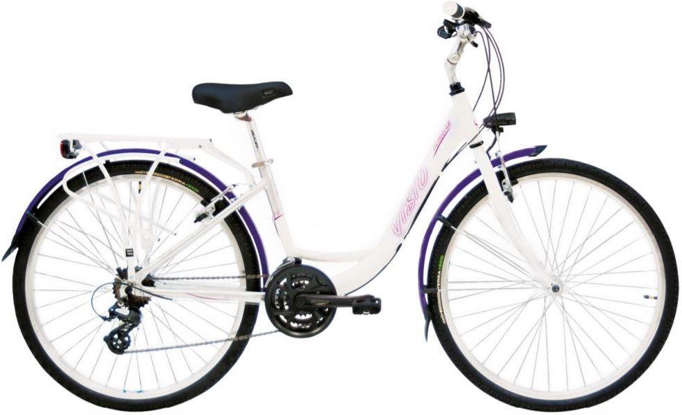 Rower Eurobike Visio 1.3 Biały 2017 Rowery Miejskie Damskie Ceny i