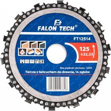 Zdjęcie Falontech Tarcza łańcuchowa 125x22,2x14T do cięcia drewna FT12514 - Łapy