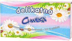 Zdjęcie Chwilka chusteczki higieniczne 100 szt kartonik - Biała Piska