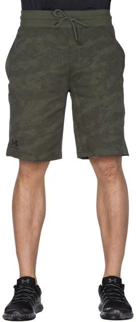 under armour camo fleece shorts