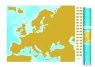 Zdjęcie Europa mapa zdrapka 1:9 000 000 - Włocławek