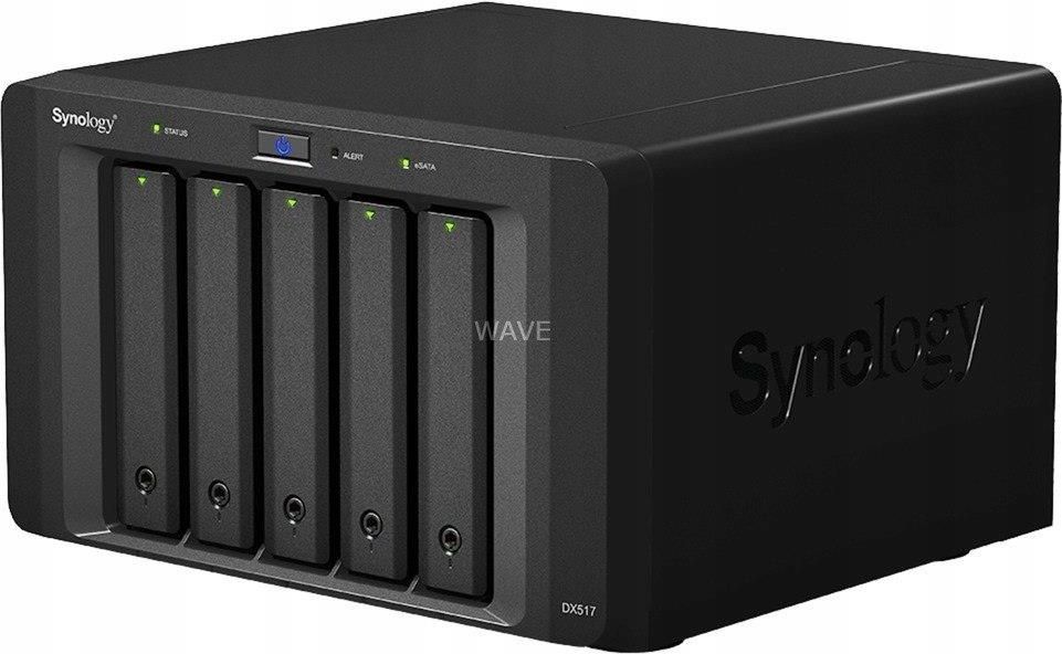 Synology Półka 5xHDD Tower (DX517) - zdjęcie 2 Synology Półka 5xHDD Tower (DX517)