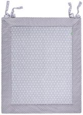 Zdjęcie Lulando Mata Play Mat szara w białe gwiazdki+szary 150x200 - Płock