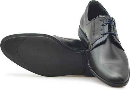 Pantofle Pan 948 Czarny/Granatowy lico