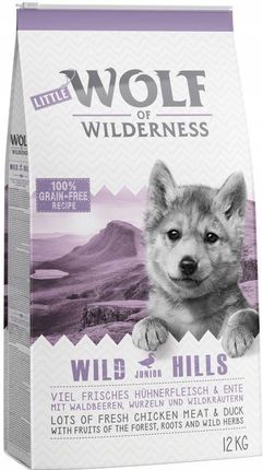 Little Wolf Of Wilderness Junior Wild Hills 12Kg
