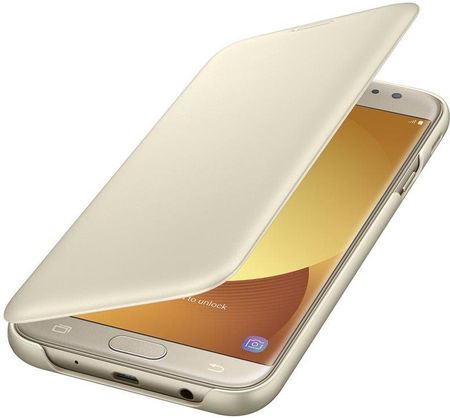 Samsung Wallet Cover do Galaxy J7 (2017) Złoty (EF-WJ730CFEGWW)