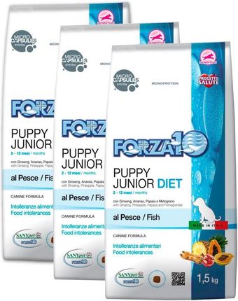Forza10 Puppy Diet Fish Szczenięta 3X1,5Kg