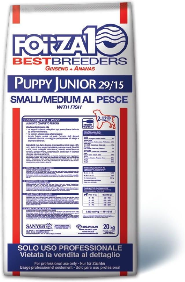 Karma Forza10 Breeders Puppy Fish Mini Medium (29/15) 20kg - Ceny i ...