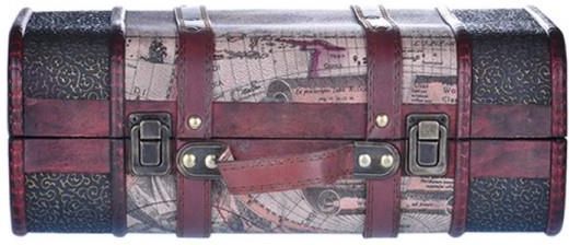 Dear Barber Vintage Wooden Suitcase S/S Walizka 