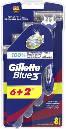 Gillette Blue 3 Fc Barcelona Maszynka Do Golenia 8 szt