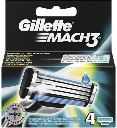 Gillette Mach3 Ostrza 4szt.