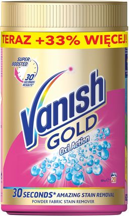 VANISH Gold Odplamiacz do tkanin w proszku 625g