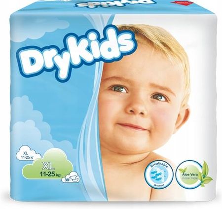 Dry Kids Pieluchy XL 11-25Kg 30 Szt